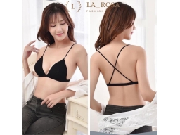 ÁO BRA CÀI TRƯỚC 715 - MÀU ĐEN ÁO BRA CÀI TRƯỚC 715 - MÀU ĐEN